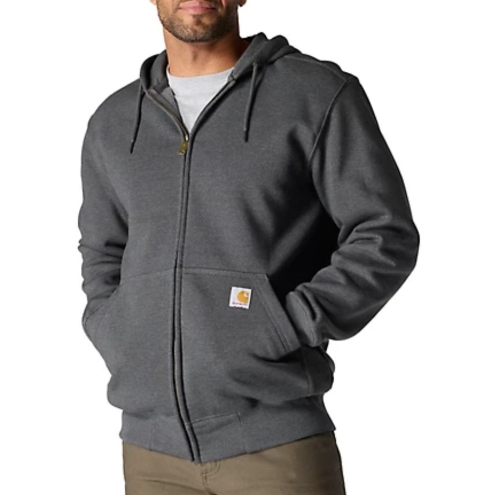 Carhartt Charcoal Full-Zip Hoodie